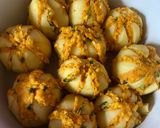 A picture of step 2 of Stuffed baked potato flowers.
