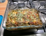 Une image de l'étape 25 de Gratin de fenouil aux champignons, tomates, mozzarella et crème de parmesan.