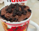 A picture of step 5 of Nuttela chocolate mug cake !.