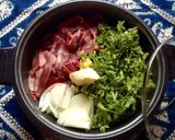 Hình bước làm 8 của món Bò né bông thiên lý