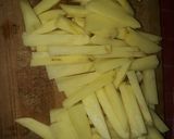Foto del paso 1 de la receta: Papas con cheddar♡
