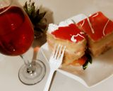 صورة لخطوة 7 من وصفة كيك الفراولة🍓