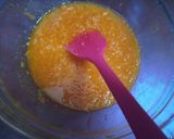 A picture of step 4 of Passion flavored Carrot cake.