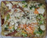 Foto langkah ke 3 dari resep Pizza Telur Keto.