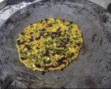 A picture of step 7 of Methi Bajra Flour Dhebra (Gujarati Style).