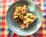 รูปขั้นตอนการทำที่ 3 ของ Sourdough Toast 🍞หน้าไข่คน 🍳เห็ดหอมชีส 🍄กับสลัดเบาน้ำตาลใส่กระเจี๊ยบ🥬🫛🥗