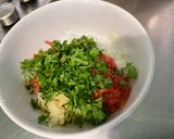 Une image de l'étape 8 de Tomates roses à la provençale.