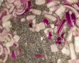 A picture of step 1 of Nigerian Kale Stew.