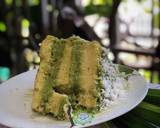 Sponge cake with pandan coconut pastry cream (Fuji mountain sponge cake) recipe step 12 photo