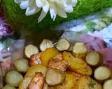 Pas rețetă Cartofi noi cu carne de porc la cuptor 1 fotografie