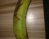 A picture of step 1 of Unripe plantain swallow.