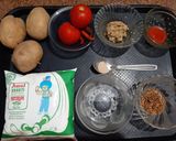 ছানা আলুর দম (chana aloor dum recipe in Bengali) রেসিপি ধাপ - 1 ছবি