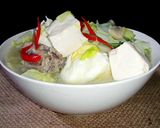 Foto langkah ke 8 dari resep Sup Sawi Putih Tahu Putih.