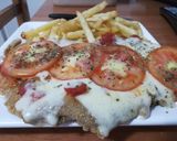 Foto del paso 14 de la receta: Milanesa a la napolitana con fritas