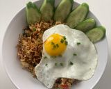 Foto langkah ke 5 dari resep Nasi goreng teri sehat.