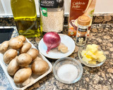 Foto del paso 1 de la receta: Risotto con setas y queso Gorgonzola