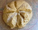 A picture of step 4 of Cream buns.