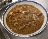 Une image de l'étape 15 de Filet de poulet aux tomates, épices, coriandre et jus de rhubarbe rose.