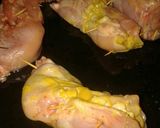Foto del paso 3 de la receta: Pata y muslo relleno con mostaza y jq. y morrón con pure de papa