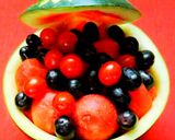 A picture of step 5 of Watermelon fruits basket.