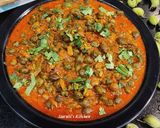 A picture of step 5 of Hara Chana Masala हरा चना मसाला Lila chana nu shake.