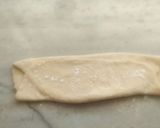 A picture of step 5 of Stuffed dry fruits coconut Croissants drizzled with chocolate sy.