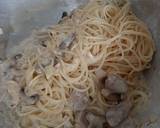 Spaghetti Carbonara (Bisa untuk MPASI 1 tahun) langkah memasak 5 foto