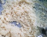 A picture of step 4 of Mango Kesari / mango sheera.
