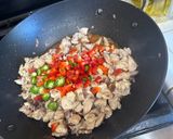 A picture of step 2 of Chicken Sisig.