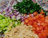 عکس مرحله 2 از دستور سالاد تبوله