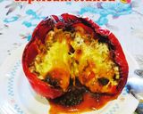 Melting Cheese Capsicum Stuffed (Vegan friendly) 濃郁起司彩椒烤盅(健康蔬食)的食譜步驟5照片