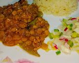 A picture of step 6 of Chanay ki dal served with zeera rice 🍛🍛🍛.