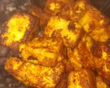 A picture of step 4 of Paneer 65.