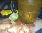 Foto langkah ke 3 dari resep Wedang jahe, madu dan jeruk nipis.