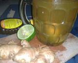 Foto langkah ke 3 dari resep Wedang jahe, madu dan jeruk nipis.