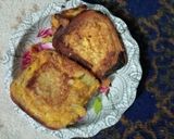 ब्रेड ऑमलेट (bread omelette recipe in Hindi) रेसिपी चरण 5 फोटो