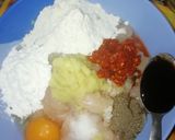 A picture of step 1 of Dragon chicken.