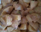 A picture of step 2 of Potato manchurain.