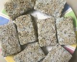 A picture of step 6 of Upma Bars.