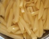 A picture of step 3 of French fries.