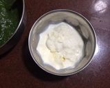 A picture of step 3 of Egg Palak.