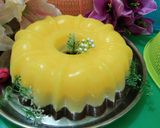 Foto langkah ke 17 dari resep Pudding Busa Jeruk Lapis Coklat.