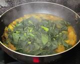 A picture of step 5 of Mixed vegetable with Malabar spinach.