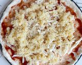 Foto langkah ke 9 dari resep Pizza Meat & Quattro Formaggi (Sourdough Discard).