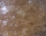 A picture of step 1 of Farfalle Pasta in white Sauce.
