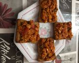 Foto del paso 9 de la receta Bomba de calabacín relleno de verduras y pollo