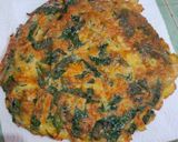 Foto langkah ke 3 dari resep Omlette Bayam Wortel.