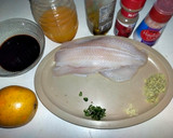 Foto del paso 1 de la receta: Filete de pescado en salsa de soya con jengibre