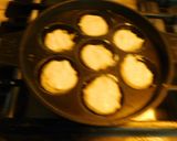 A picture of step 3 of Spicy appam stuffed with masala potato.
