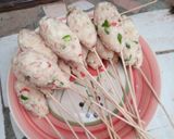 A picture of step 9 of Yam kabab.